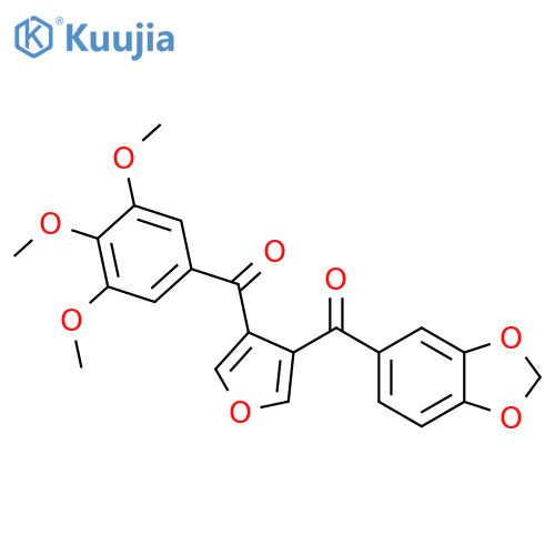 Furan,3-piperonyloyl-4-(3,4,5-trimethoxybenzoyl)- (8CI) structure