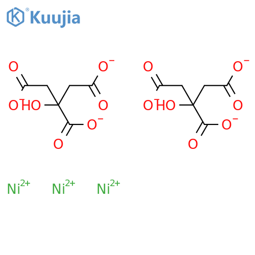 1,2,3-Propanetricarboxylicacid, 2-hydroxy-, nickel salt (1:?) structure