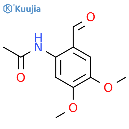 N -(2-Formyl-4,5-dimethoxy-phenyl)-acetamide structure