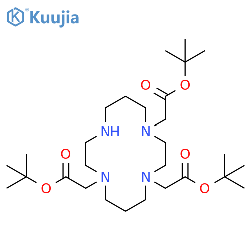 1,4,8,11-Tetraazacyclotetradecane-1,4,8-triacetic acid,tris(1,1-dimethylethyl) ester structure