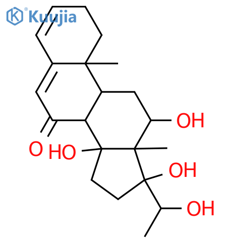 12,14,17,20-Tetrahydroxypregna-3,5-dien-7-one; (12β,14β,17β,20S)-form structure