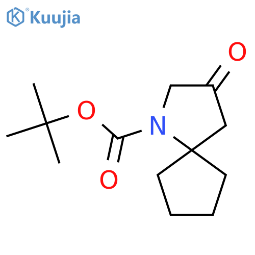 Tert-butyl 3-oxo-1-azaspiro[4.4]nonane-1-carboxylate structure