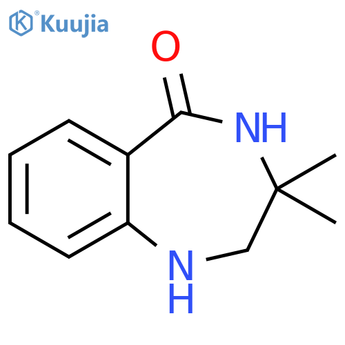 5H-1,4-Benzodiazepin-5-one, 1,2,3,4-tetrahydro-3,3-dimethyl- structure