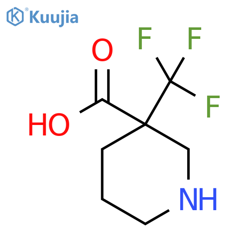 3-(Trifluoromethyl)piperidine-3-carboxylic acid structure