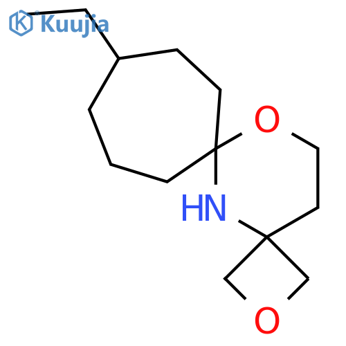 9-ethyl-2,13-dioxa-5-azadispiro3.1.6^{6}.3^{4}pentadecane structure