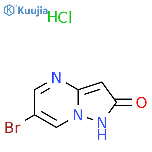6-Bromo-1H-pyrazolo[1,5-a]pyrimidin-2-one;hydrochloride structure