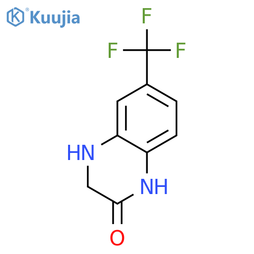 6-(Trifluoromethyl)-3,4-dihydroquinoxalin-2(1H)-one structure