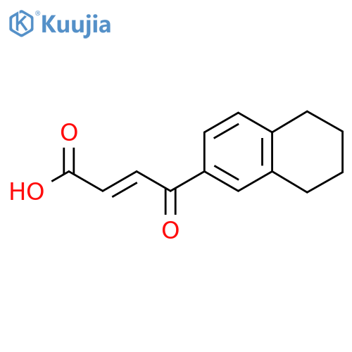 (E)-4-(1,2,3,4-Tetrahydronaphthalen-6-yl)-4-oxobut-2-enoic acid structure