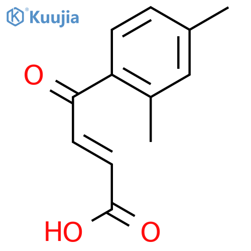 2-Butenoic acid,4-(2,4-dimethylphenyl)-4-oxo- structure