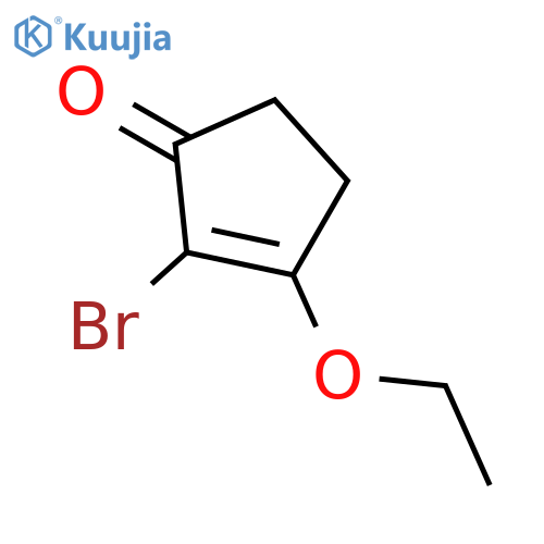 2-Cyclopenten-1-one,2-bromo-3-ethoxy- structure