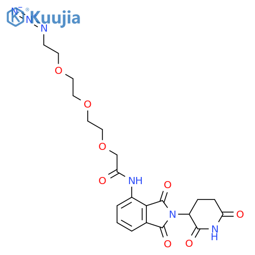 Pomalidomide-PEG3-azide structure