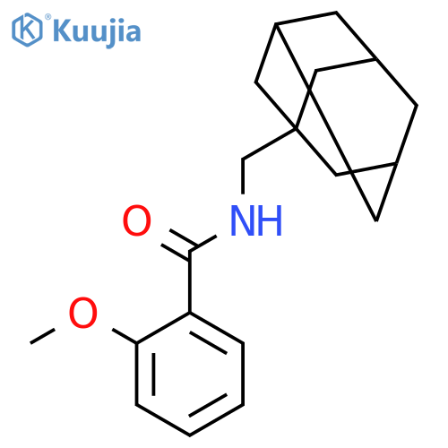 N-(adamantan-1-yl)methyl-2-methoxybenzamide structure