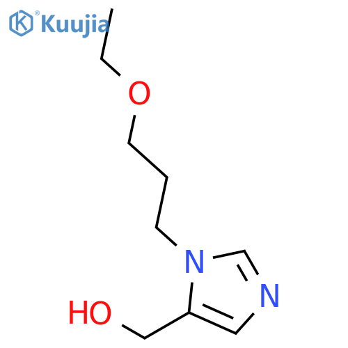 1H-Imidazole-5-methanol,1-(3-ethoxypropyl)- structure