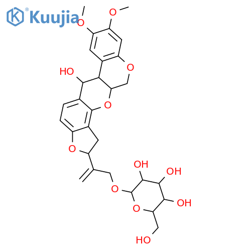 Amorphigenin; 12α-Alcohol, 2'-O-β-D-glucopyranoside structure