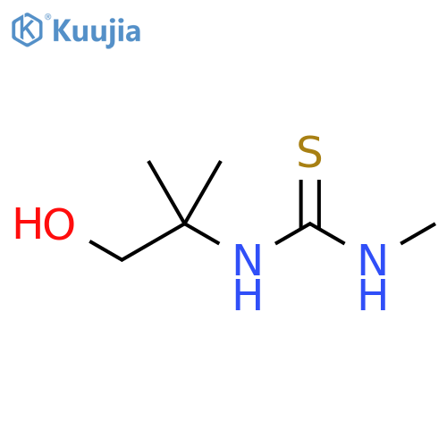 N-(2-Hydroxy-1,1-dimethylethyl)-N′-methylthiourea structure
