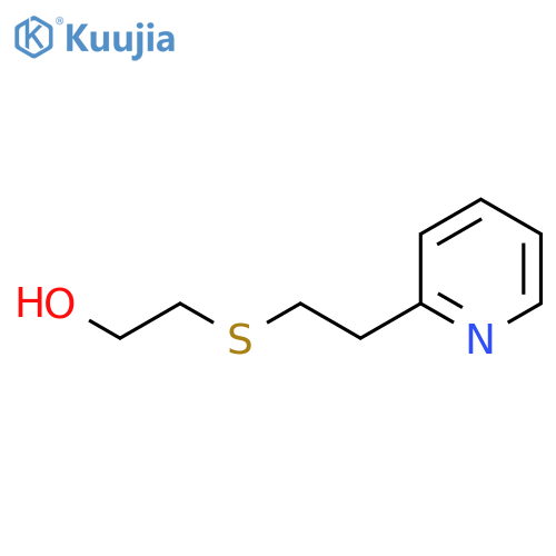 2-{2-(2-pyridinyl)ethylthio}ethanol structure