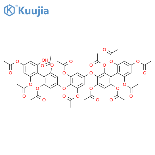 Fucotriphlorethol-G dodeca-acetate structure