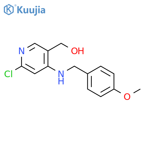6-Chloro-4-[[(4-methoxyphenyl)methyl]amino]-3-pyridinemethanol structure