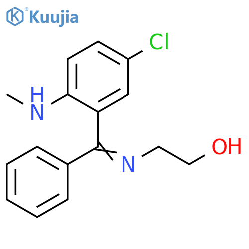 2-(((5-Chloro-2-(methylamino)phenyl)(phenyl)methylene)amino)ethanol structure