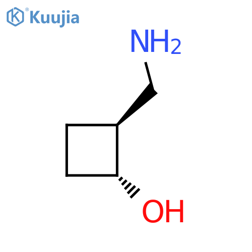 (1R,2S)-2-(aminomethyl)cyclobutan-1-ol structure