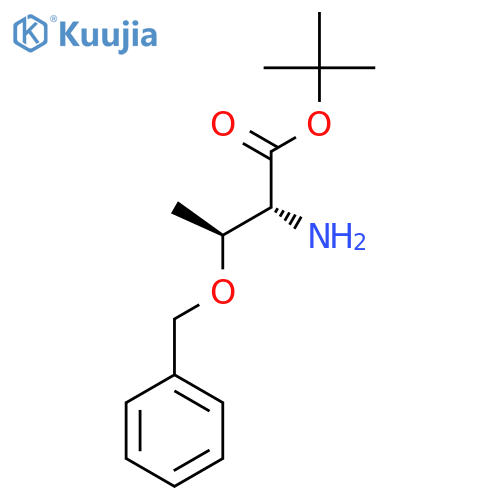 tert-butyl (2R,3S)-2-amino-3-(benzyloxy)butanoate structure
