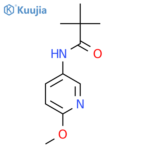N-(6-Methoxypyridin-3-yl)pivalamide structure