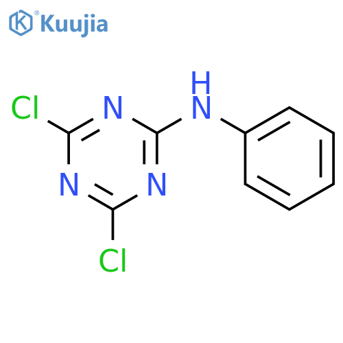 (4,6-Dichloro-1,3,5triazin-2-yl)-phenyl-amine structure