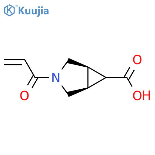 (1R,5S,6R)-3-(prop-2-enoyl)-3-azabicyclo3.1.0hexane-6-carboxylic acid structure