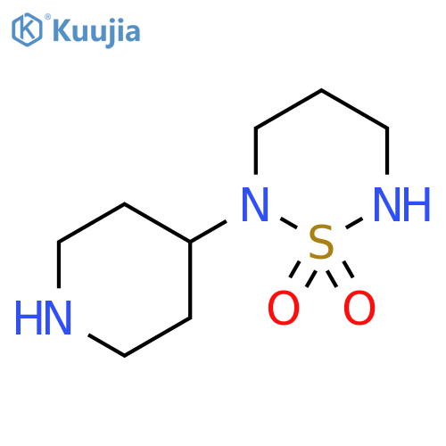 2-(Piperidin-4-yl)-1,2,6-thiadiazinane 1,1-dioxide structure