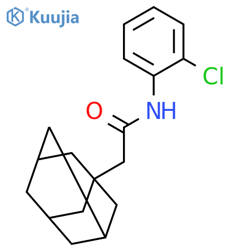 2-(adamantan-1-yl)-N-(2-chlorophenyl)acetamide structure