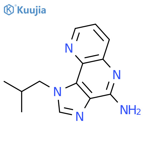 1H-Imidazo[4,5-c][1,5]naphthyridin-4-amine, 1-(2-methylpropyl)- structure