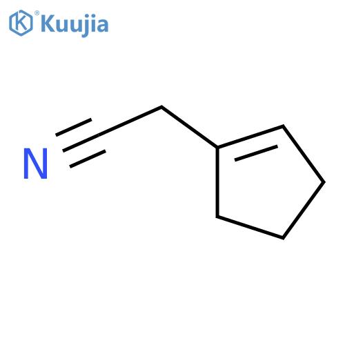1-Cyclopentenylacetonitrile structure