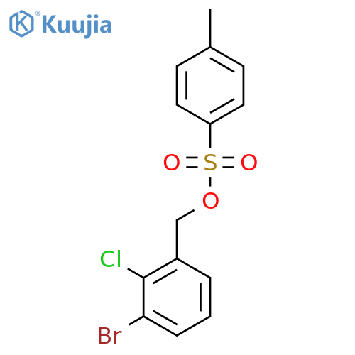 (3-Bromo-2-chlorophenyl)methyl 4-methylbenzene-1-sulfonate structure