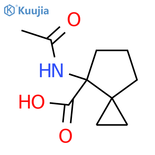4-acetamidospiro2.4heptane-4-carboxylic acid structure