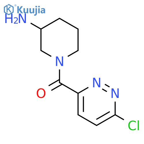 1-(6-Chloropyridazine-3-carbonyl)piperidin-3-amine structure