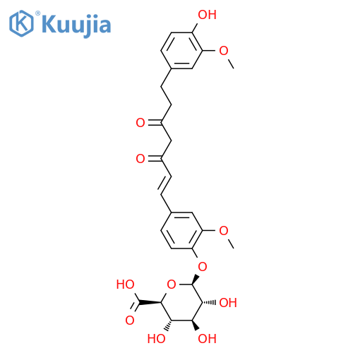 Dihydrocurcumin Glucuronide structure