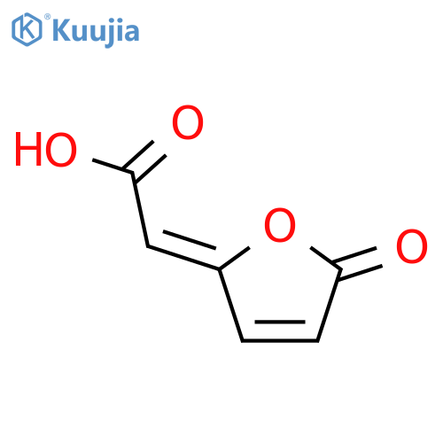 Acetic acid,2-(5-oxo-2(5H)-furanylidene)-, (2Z)- structure