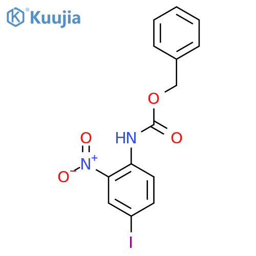 benzyl N-(4-iodo-2-nitrophenyl)carbamate structure