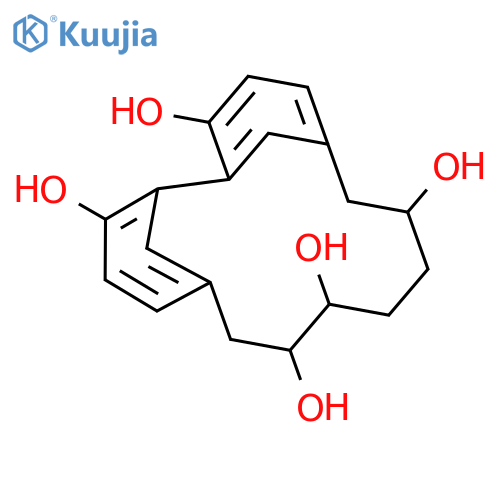 Tricyclo[12.3.1.12,6]nonadeca-1(18),2,4,6(19),14,16-hexaene-3,8,9,12,17-pentol(8CI,9CI) structure