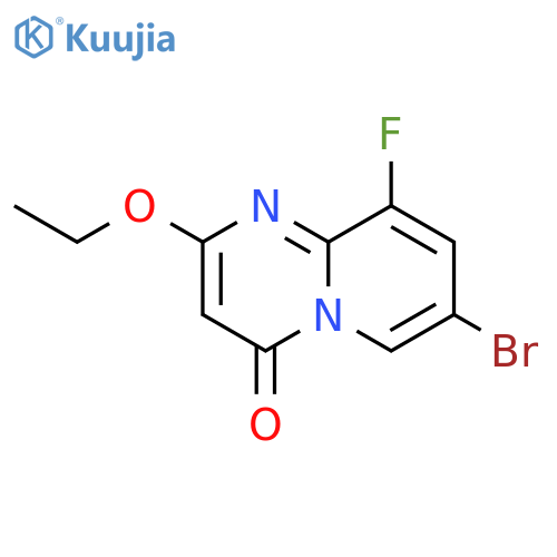 7-Bromo-2-ethoxy-9-fluoro-4H-pyrido[1,2-a]pyrimidin-4-one structure