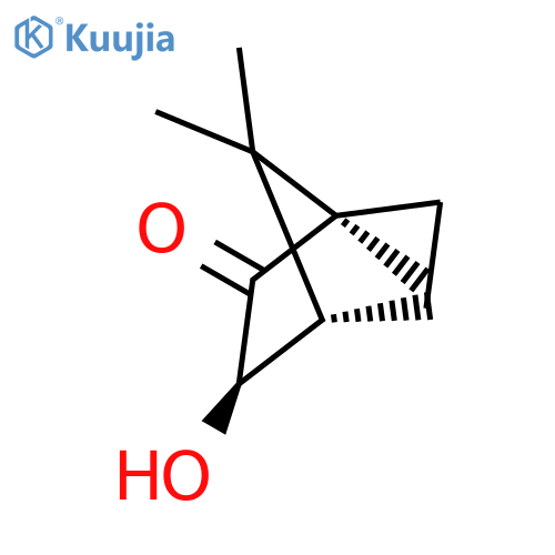 Bicyclo[2.2.1]heptan-2-one,3-hydroxy-1,7,7-trimethyl-, (1R,3R,4S)-rel- structure