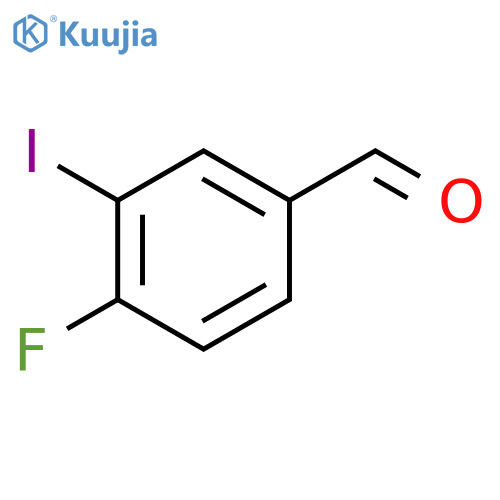 4-Fluoro-3-iodobenzaldehyde structure