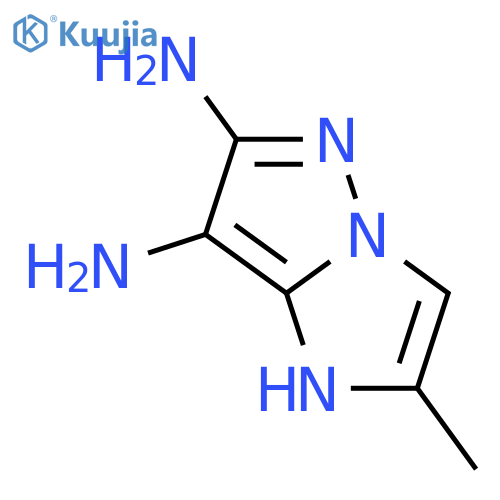 1H-Imidazo[1,2-b]pyrazole-6,7-diamine, 2-methyl- structure