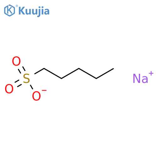 Sodium 1-pentanesulfonate structure