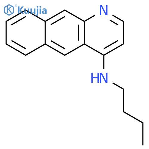 Benzo[g]quinolin-4-amine,N-butyl- structure