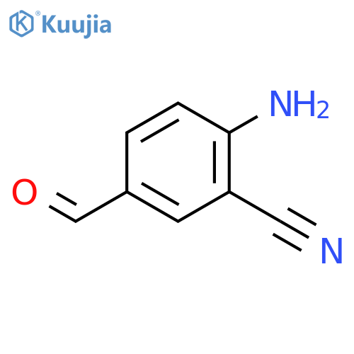 2-Amino-5-formylbenzonitrile structure