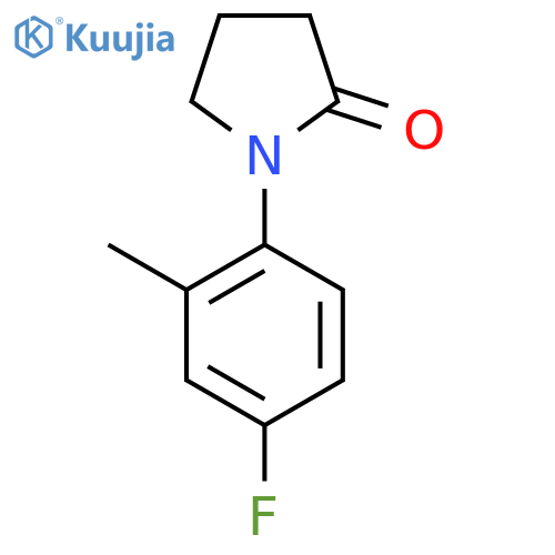 1-(4-Fluoro-2-methylphenyl)pyrrolidin-2-one structure