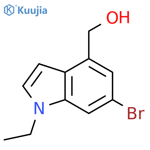 1H-Indole-4-methanol, 6-bromo-1-ethyl- structure