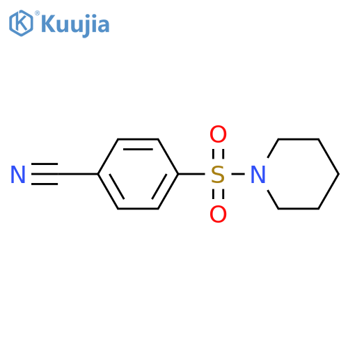 4-(piperidine-1-sulfonyl)benzonitrile structure