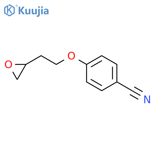 Benzonitrile, 4-(2-oxiranylethoxy)- structure